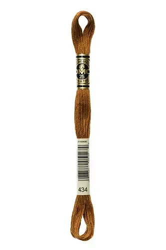 Embroidery Floss in Cigar Brown 434 