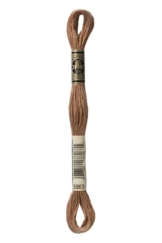 Embroidery Floss in Otter 3863 