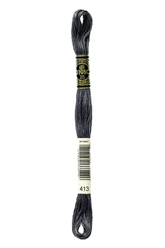 Embroidery Floss in Iron 413 