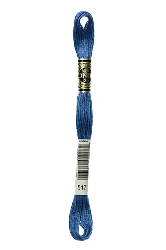 Embroidery Floss in Nautical Blue 517