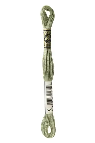 Embroidery Floss in Green Ash 523