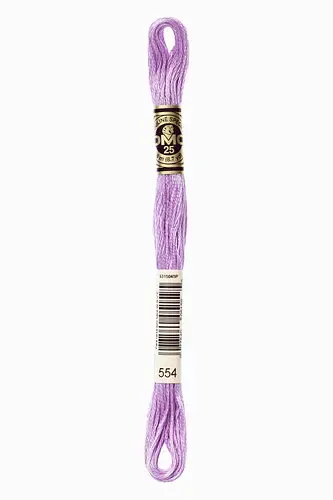 Embroidery Floss in Pastel Purple 554
