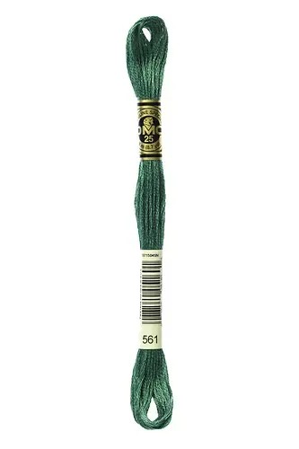 Embroidery Floss in Cypress Green 561 