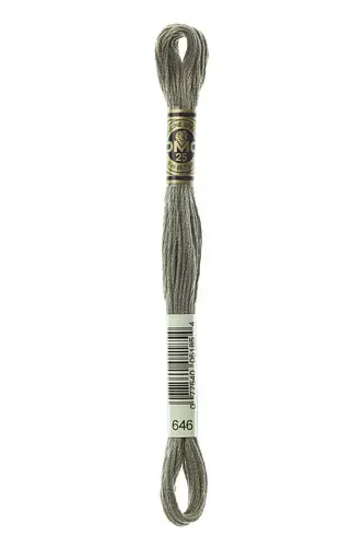 Embroidery Floss in Smoke Grey 646 