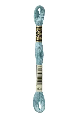 Embroidery Floss in Pale Lagoon 598 