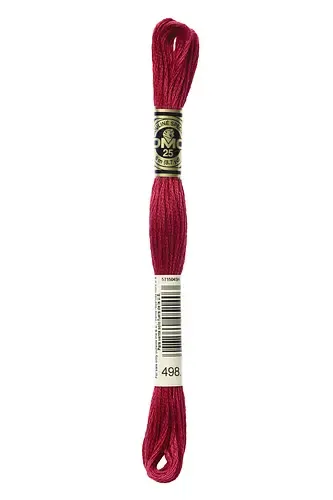 Embroidery Floss in  Red Kiss 498