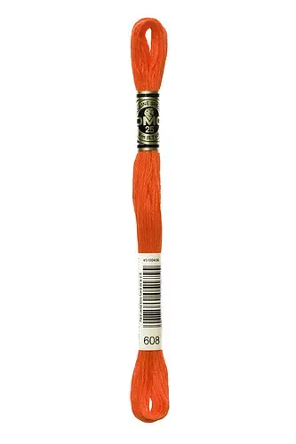 Embroidery Floss in Poppy 608