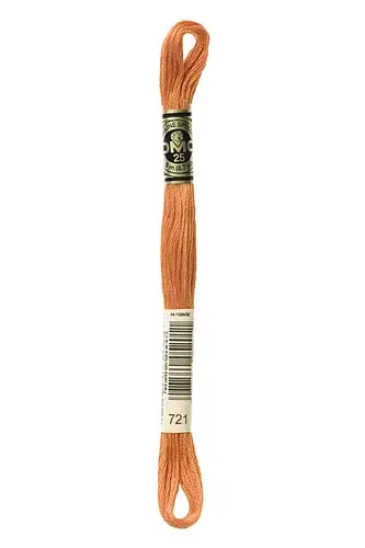 Embroidery Floss in Papaya 721 