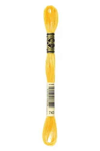 Embroidery Floss in  Banana 743 
