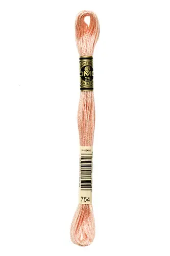 Embroidery Floss in Beige Rose 754