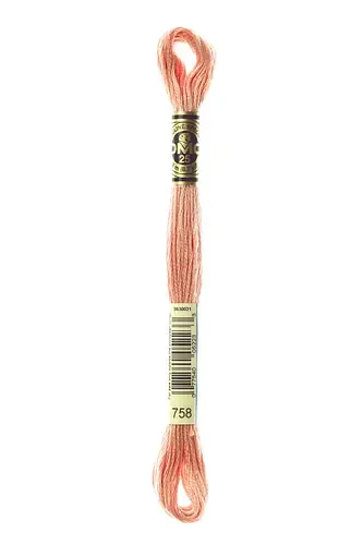 Embroidery Floss in Pink Dawn 758