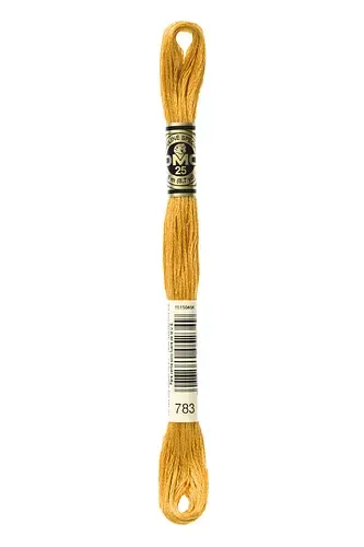 Embroidery Floss in  Old Gold 783 