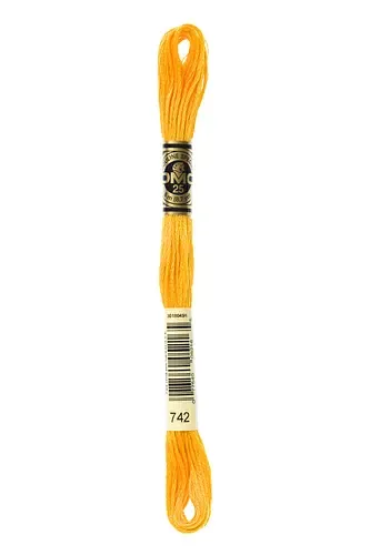 Embroidery Floss in Clementine 742 