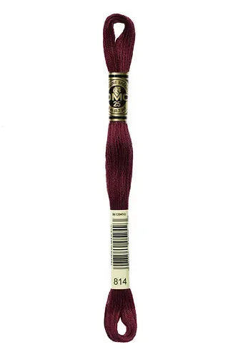 Embroidery Floss in Vin Rouge 814 