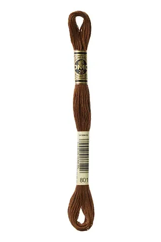 Embroidery Floss in Mink 801 