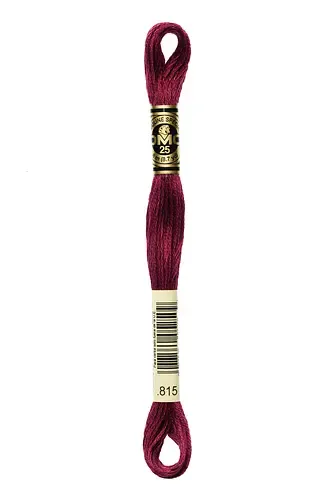 Embroidery Floss in Black Cherry 815 