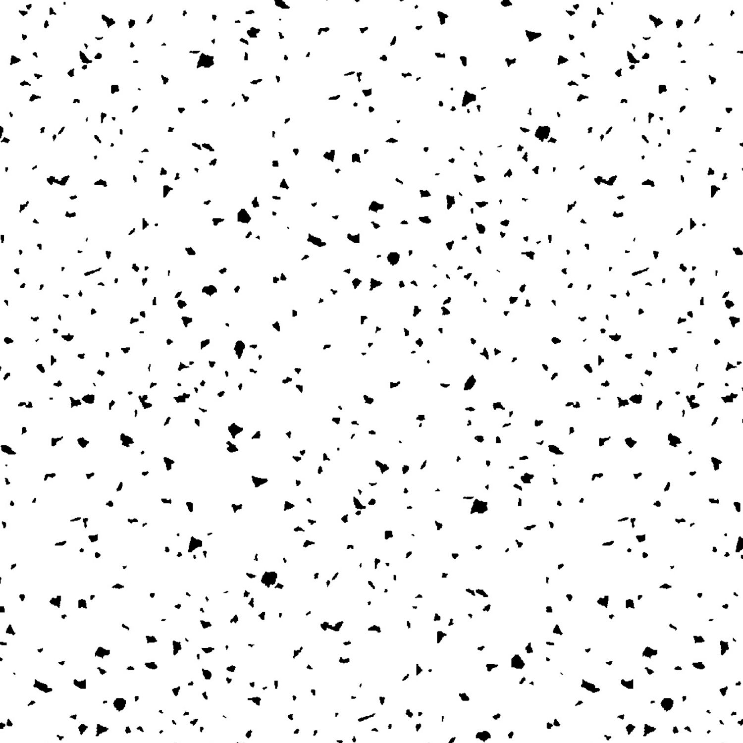 Confetti in Black on White