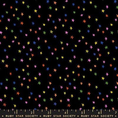 Starry Mini in Vivid Rainbow on Black