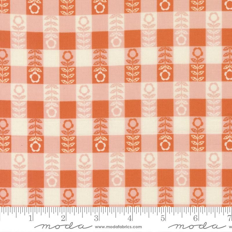 Flower Plaid in Petal