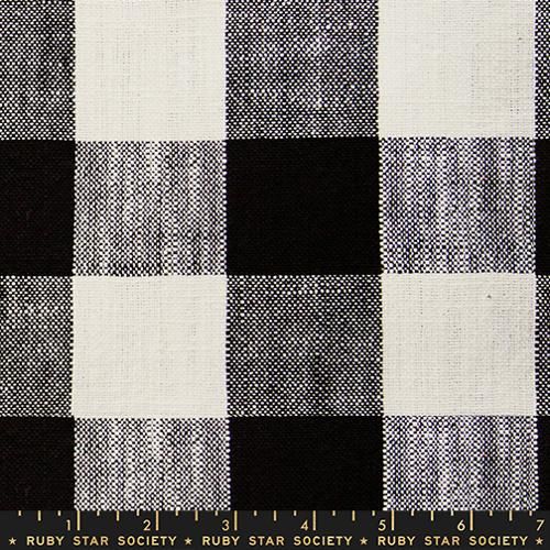 Sunshine Toweling Checker in Black 16”
