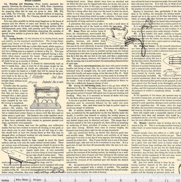 Clothing Care Copy on Parchment