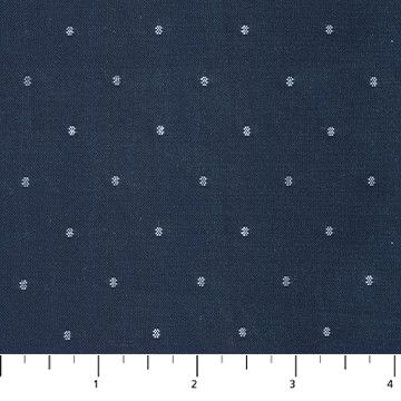 Small Dots in Navy