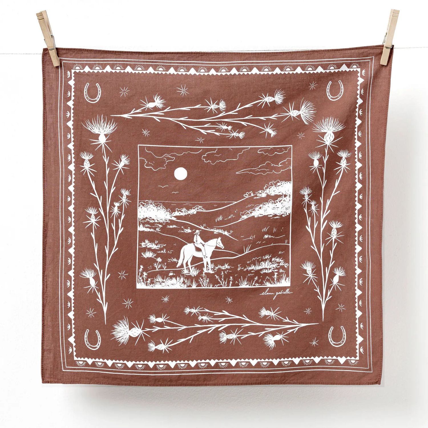 Pastures Bandana by Elana Gabrielle