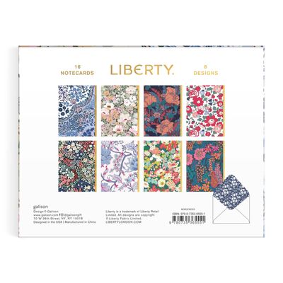 Liberty Floral Notecard Set