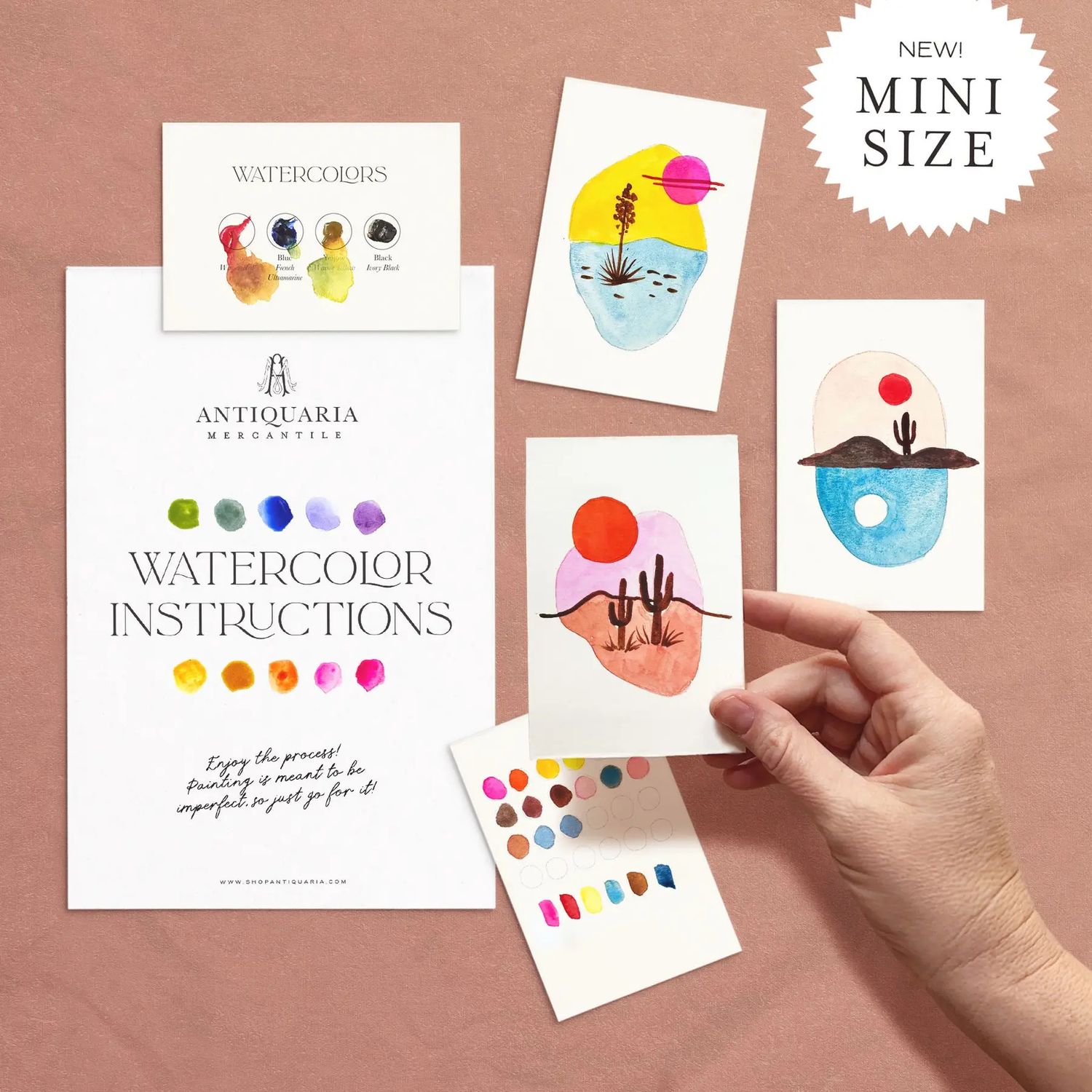 Mini Watercolor Kit: Desert Landscapes