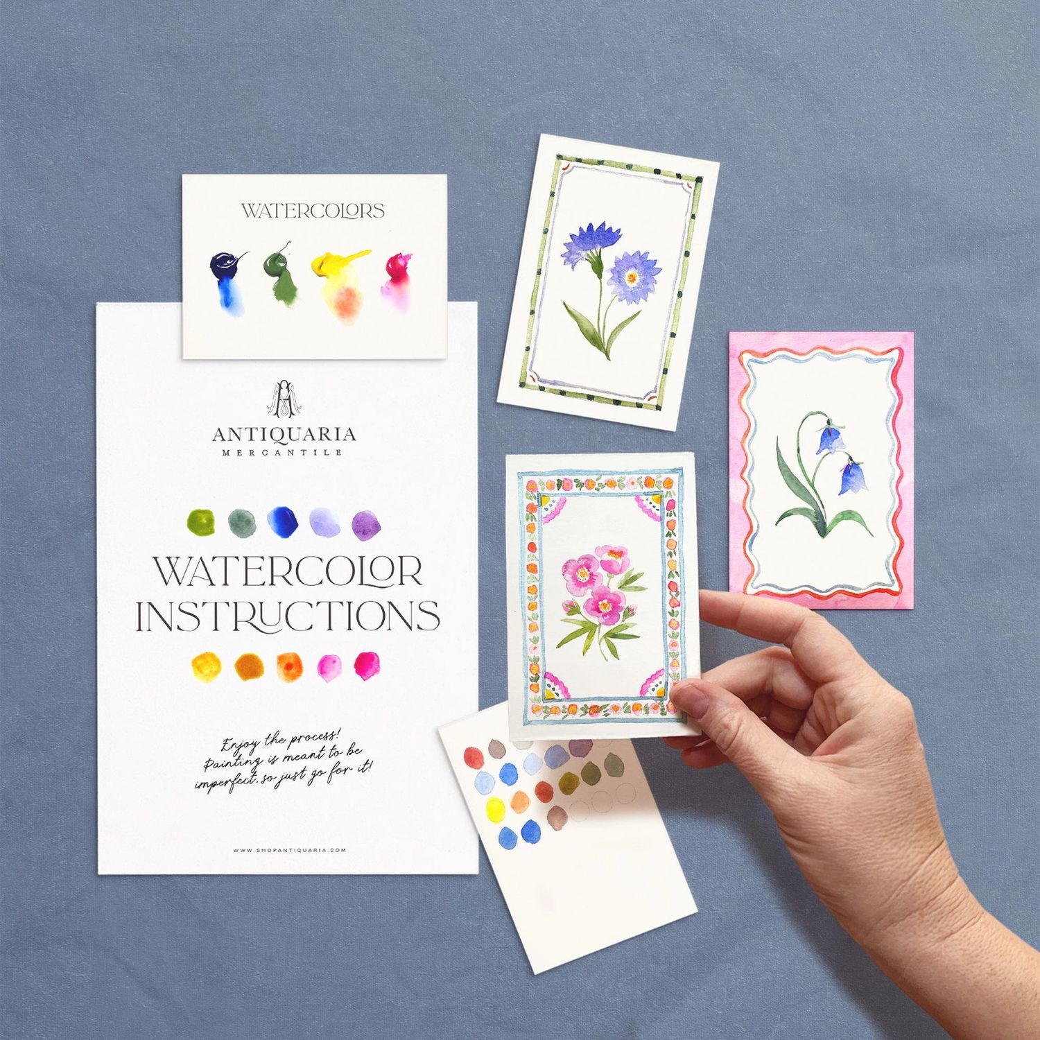 Mini Watercolor Kit: Flowers