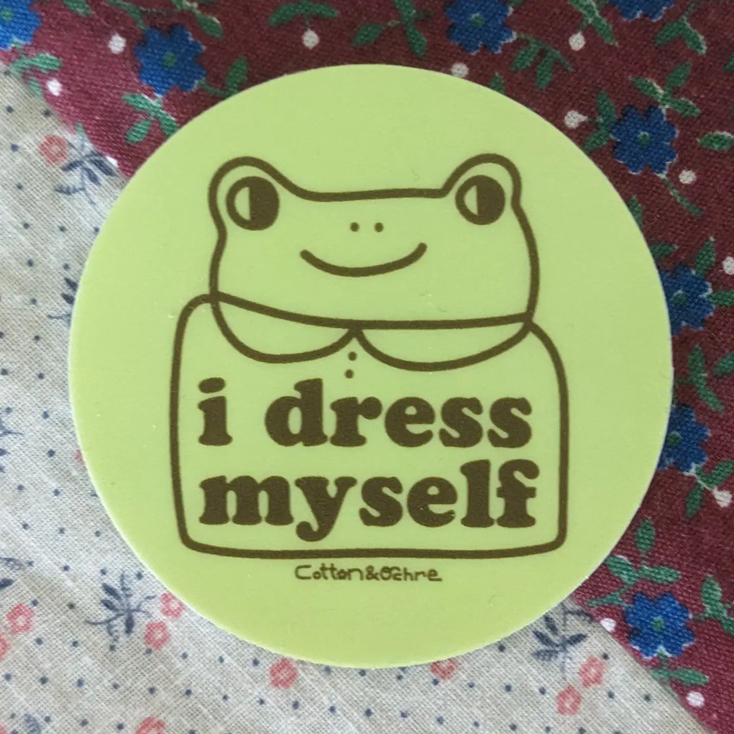I Dress Myself Sticker