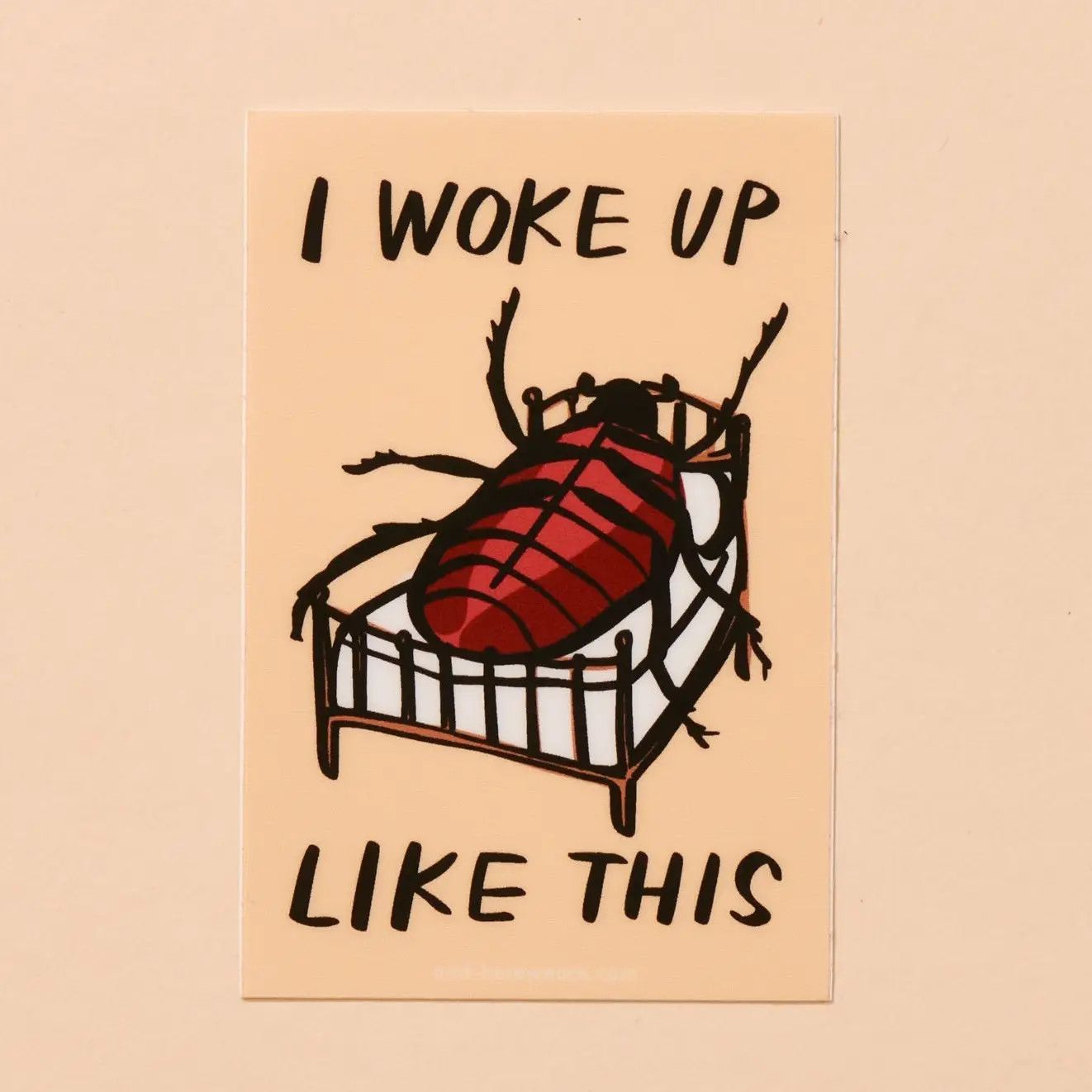 Woke Up Like This Vinyl Sticker