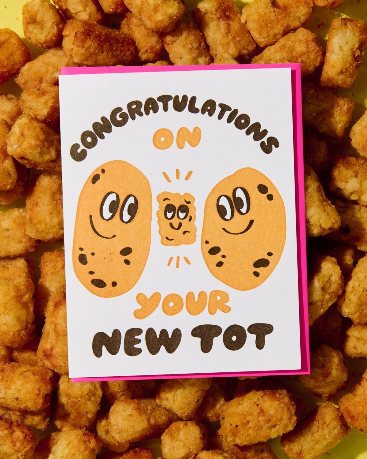 New Tot Letterpress Card