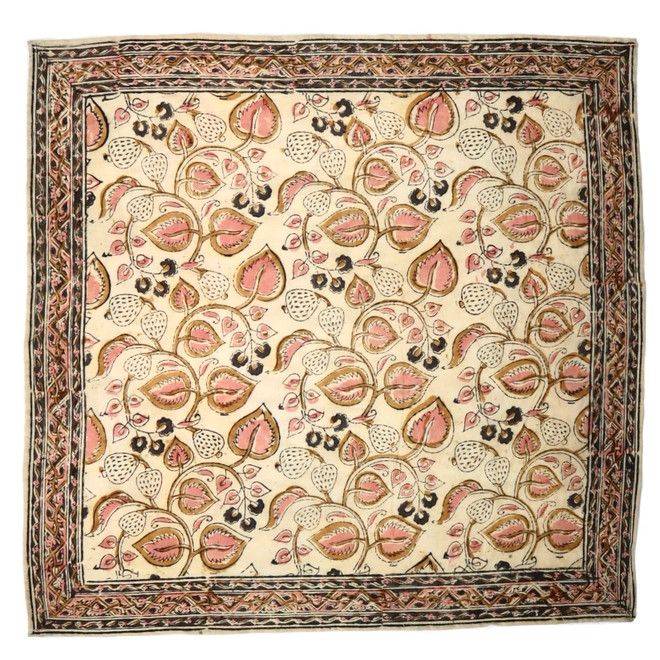 Kalamkari Bandana in Autumn Leaf