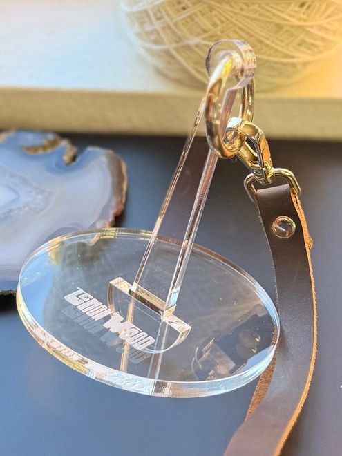 Mini Minder Wrist Yarn Holder in Clear