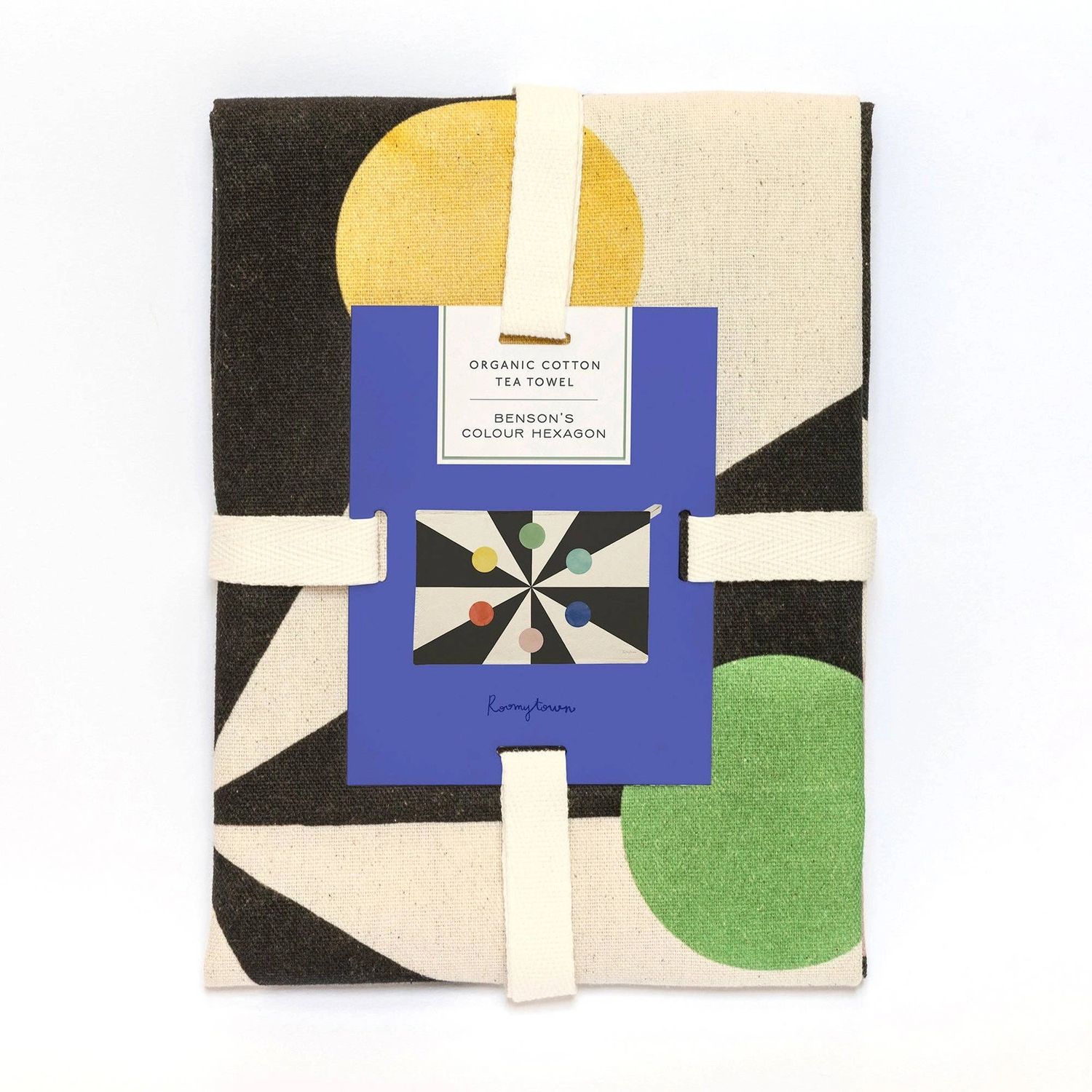 Benson's Colour Hexagon Organic Tea Towel