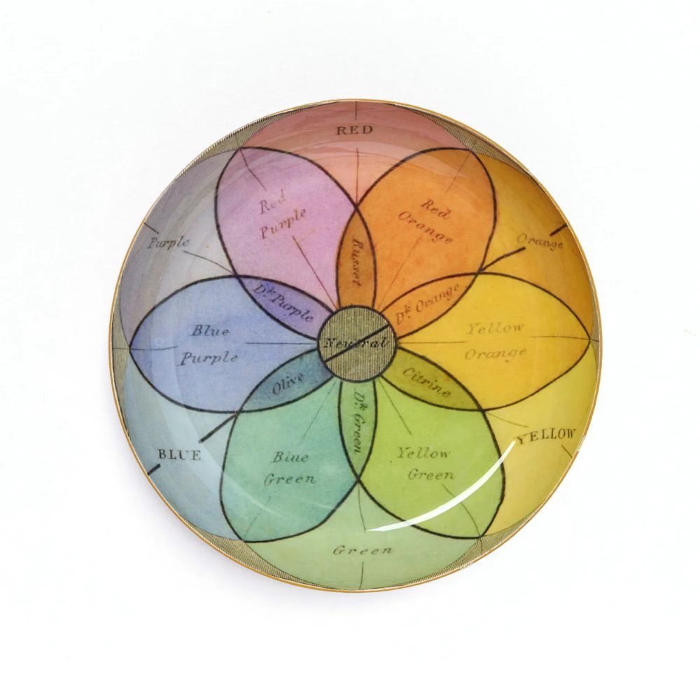 Chroma Round Enamel Tray
