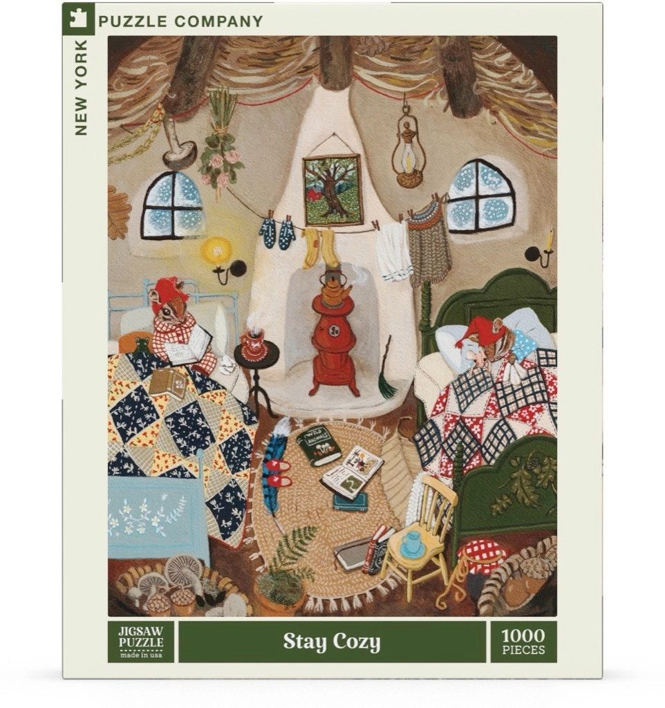 Stay Cozy Puzzle 1000 pc by Loré Pemberton