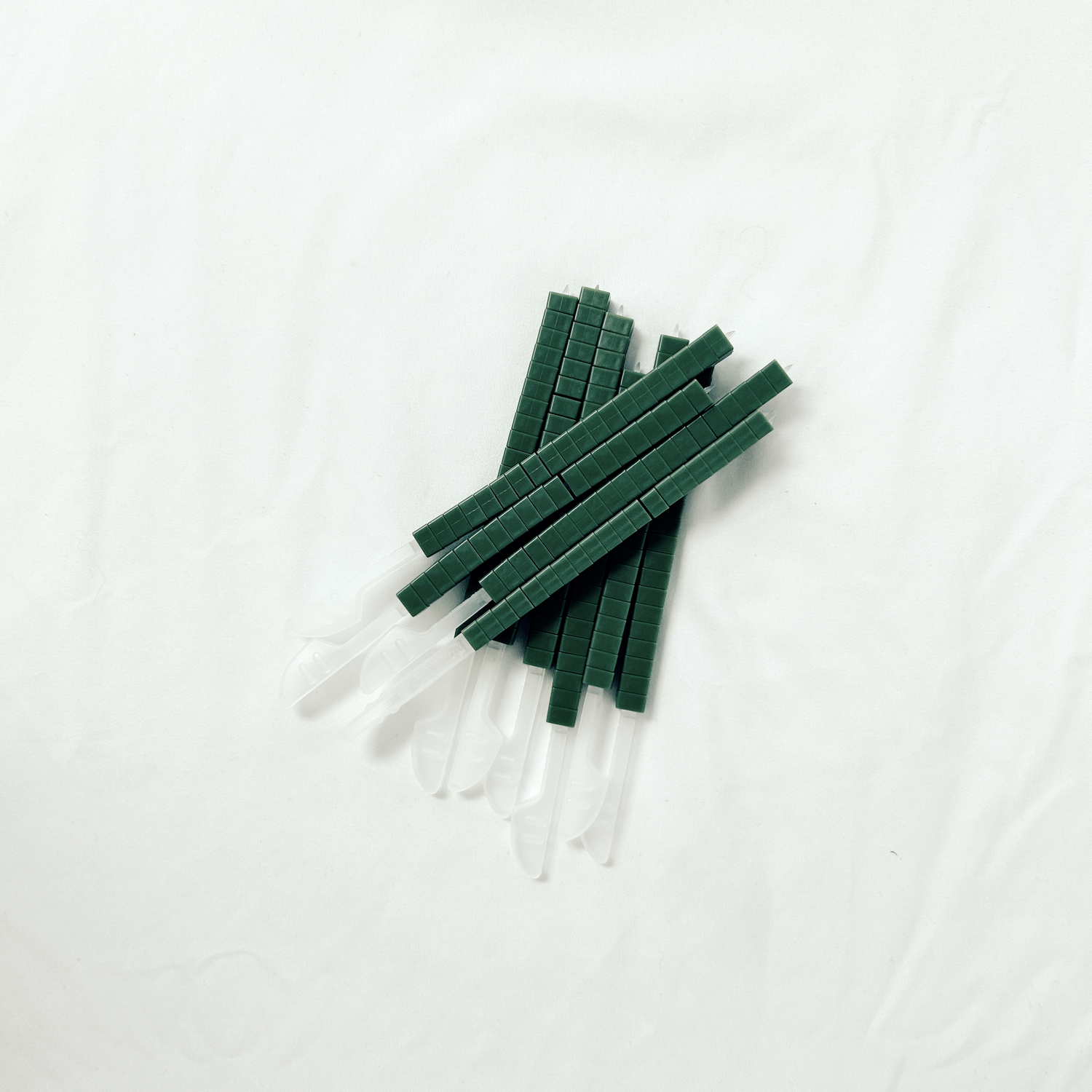 Refill Green Cable Tie Clips