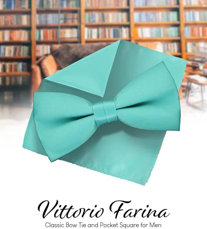 Solid Bow Tie &amp; PS, Color: Aqua
