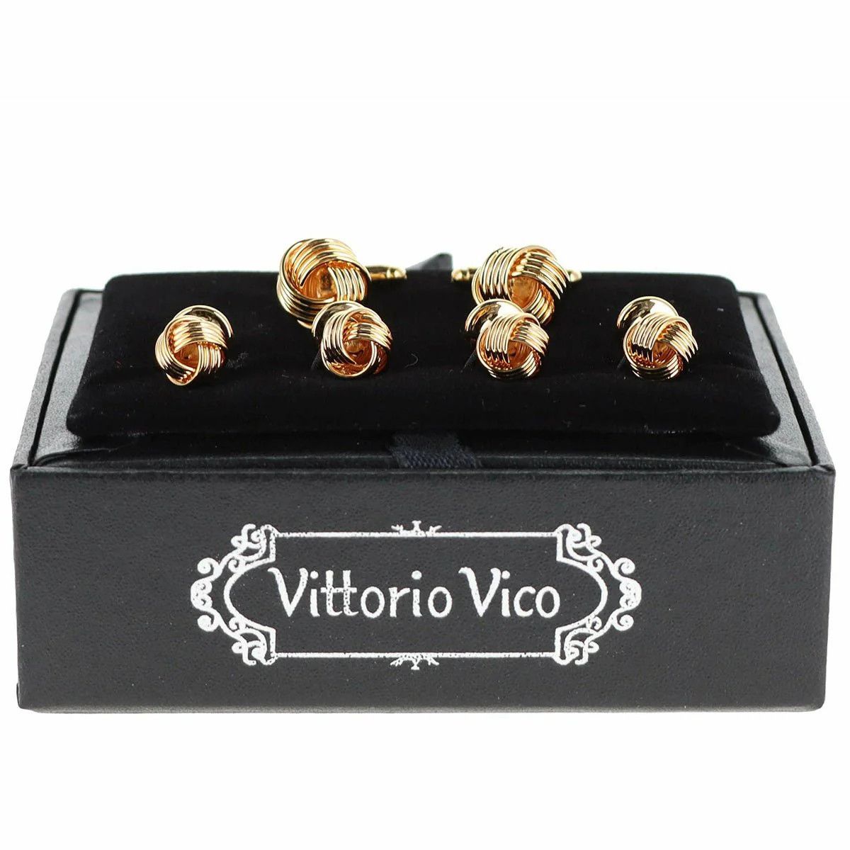 Cufflink &amp; Stud Set, Color: Gold