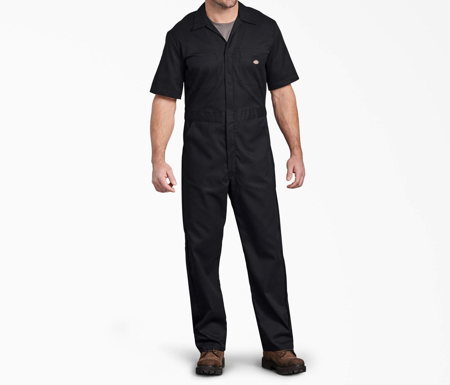 FLEX Coveralls S/S, Color: BK, Size: S(RG)