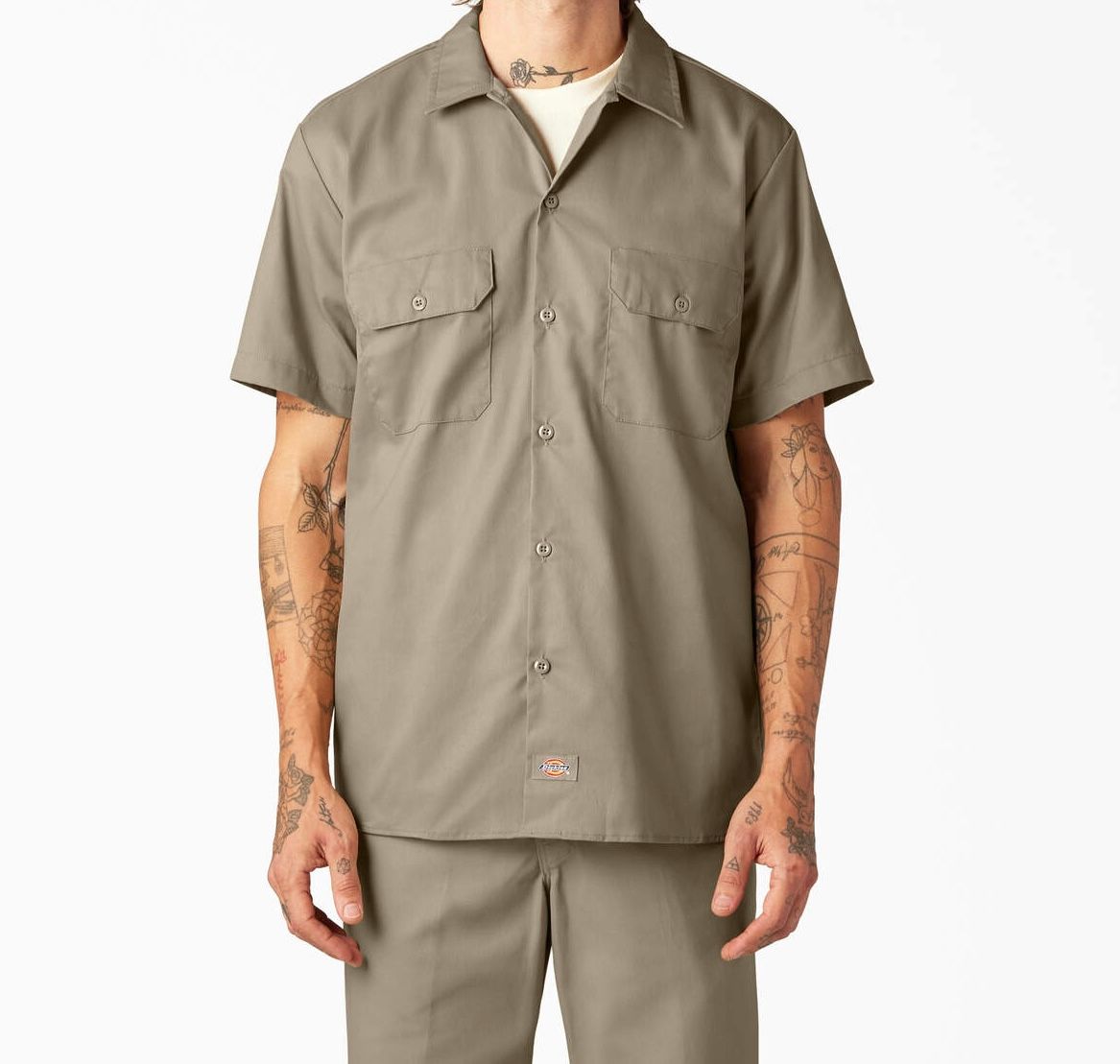 FLEX Slim Fit S/S Shirt, Color: DS, Size: S