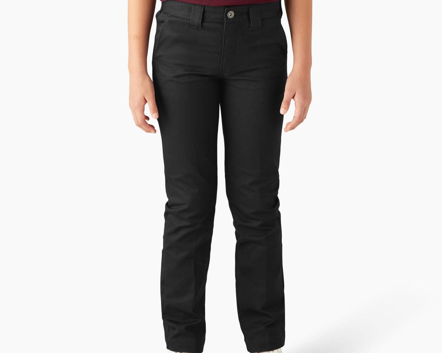 Boys Skinny Fit Pant, Color: BK, Size: 8