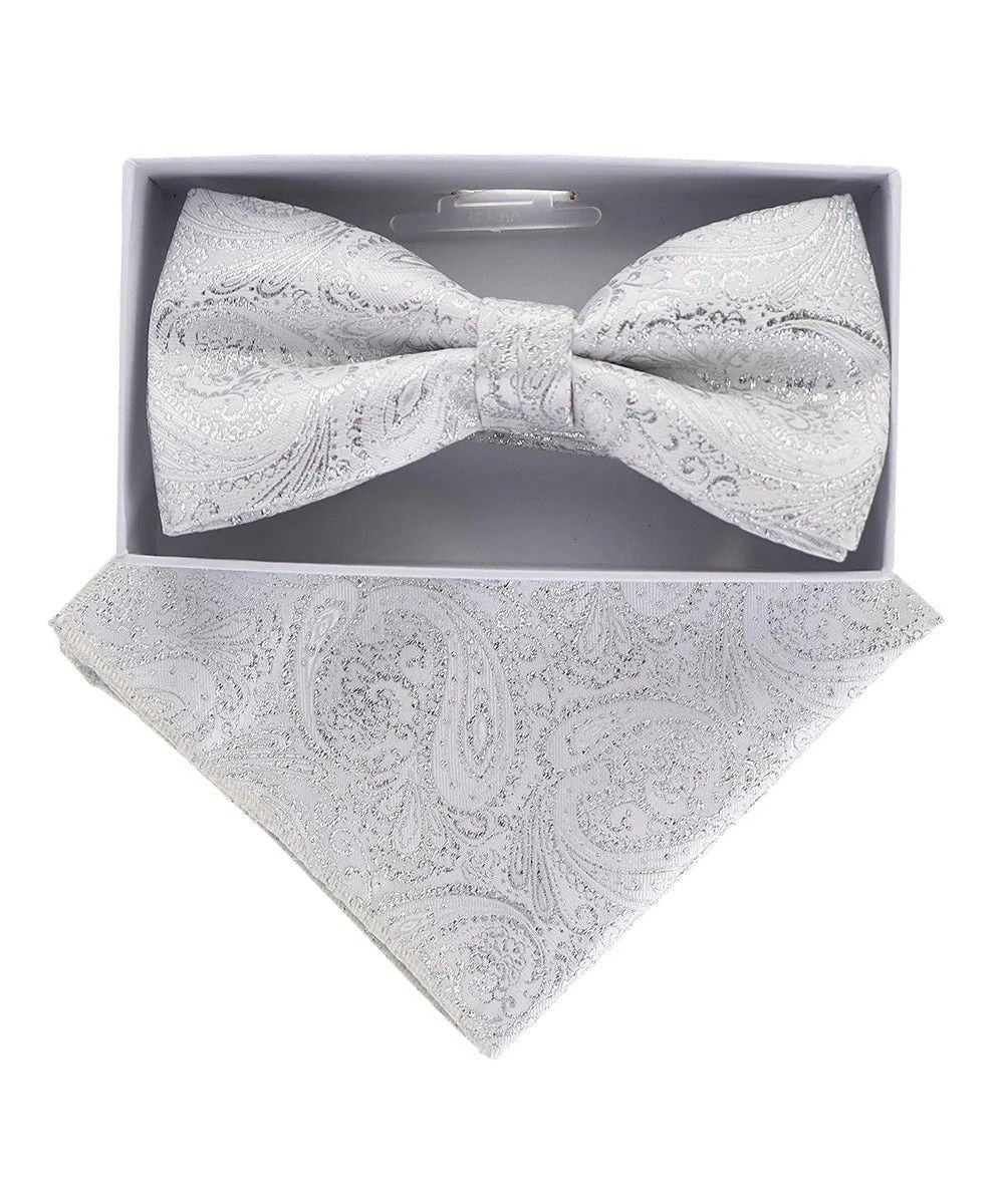 Metallic Bow Tie &amp; PS, Color: Silver