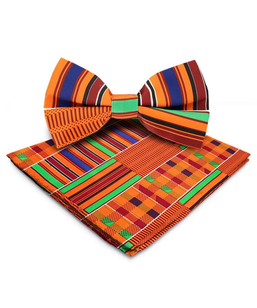 Kente Bow Tie &amp; PS, Color: #1