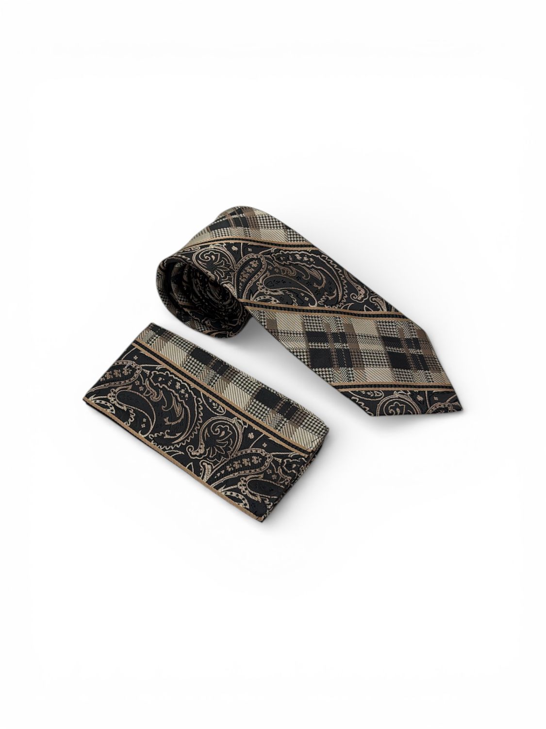 SA Design Tie, Color: Black/Tan