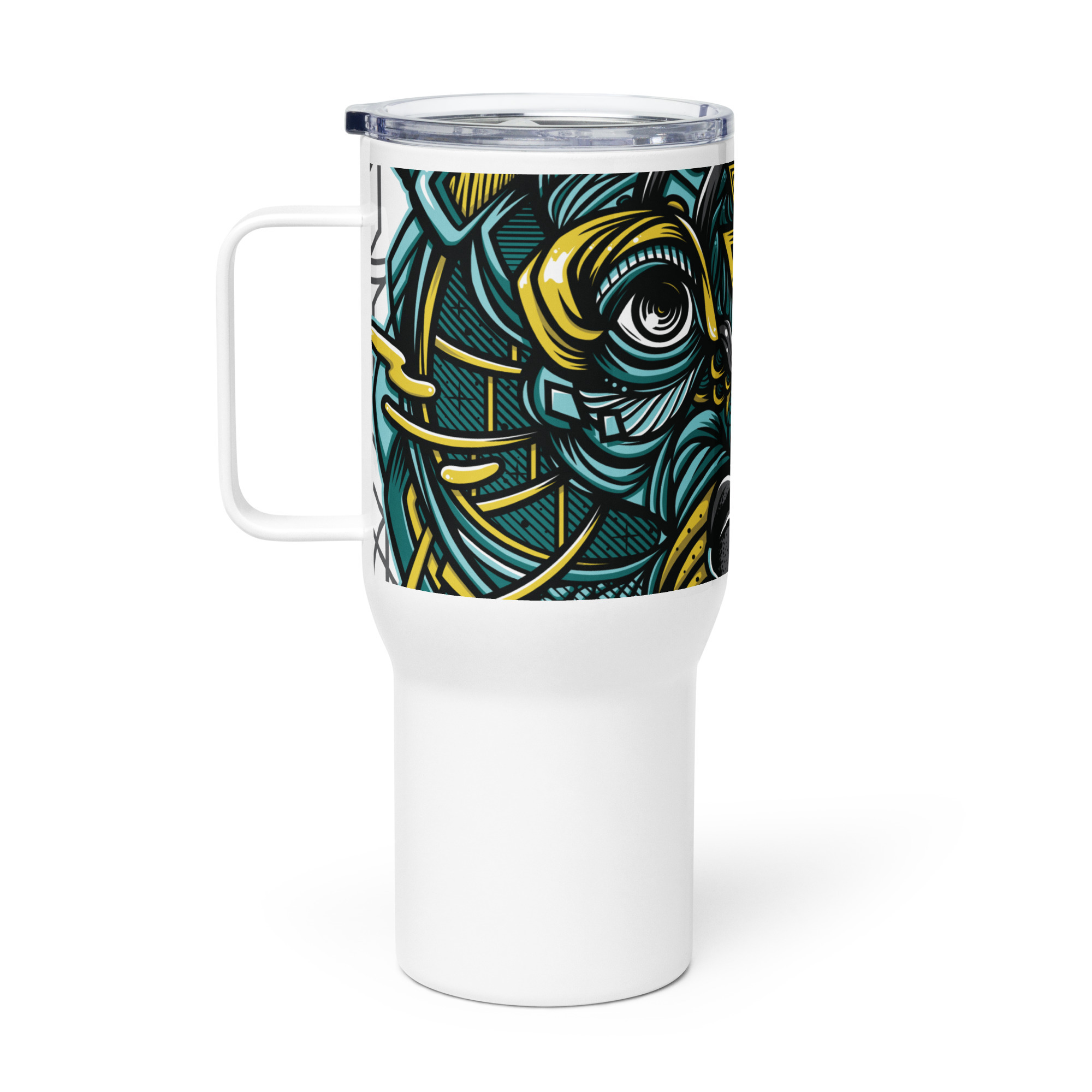 BEAR Labs travel mug with a handle