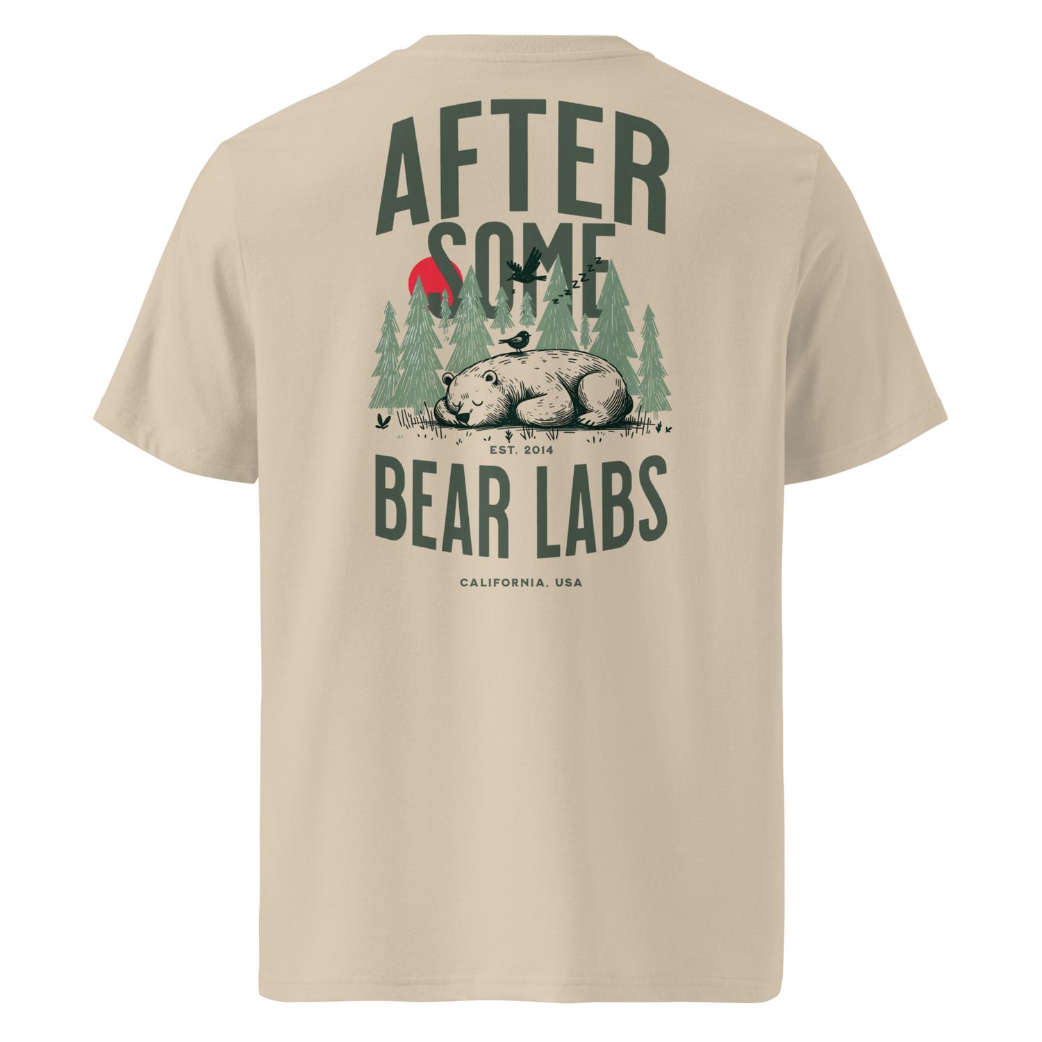 After Some Bear Labs - Unisex organic ribbed neck t-shirt