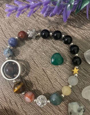 Solar System Planetary Radiance Crystal Bracelet